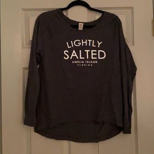 Lughtly Salted long sleeve tee